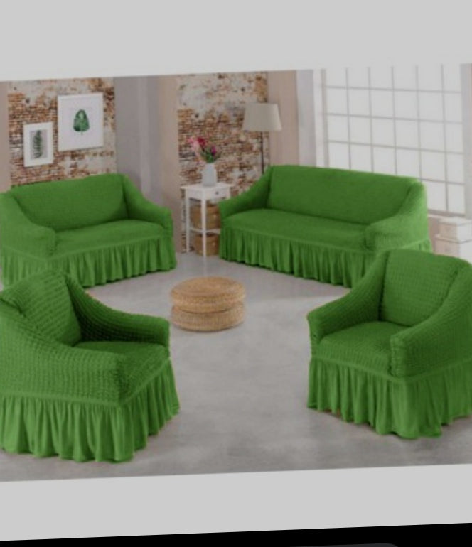 7 seater set 3+2+1+1 Turkey bubble stretch sofa covers.