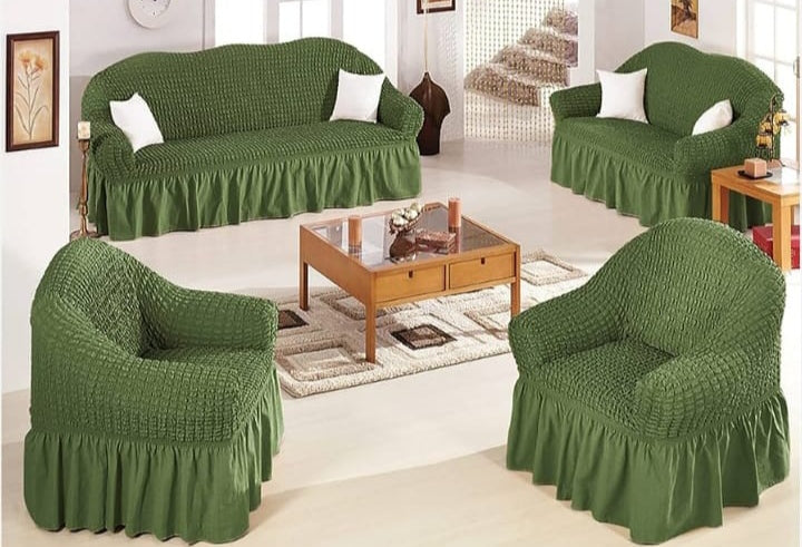 7 seater set 3+2+1+1 Turkey bubble stretch sofa covers.