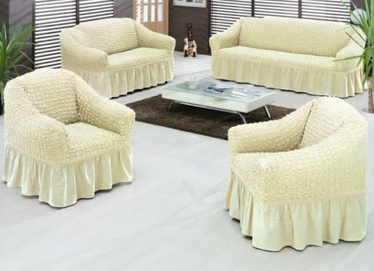 7 seater set 3+2+1+1 Turkey bubble stretch sofa covers.