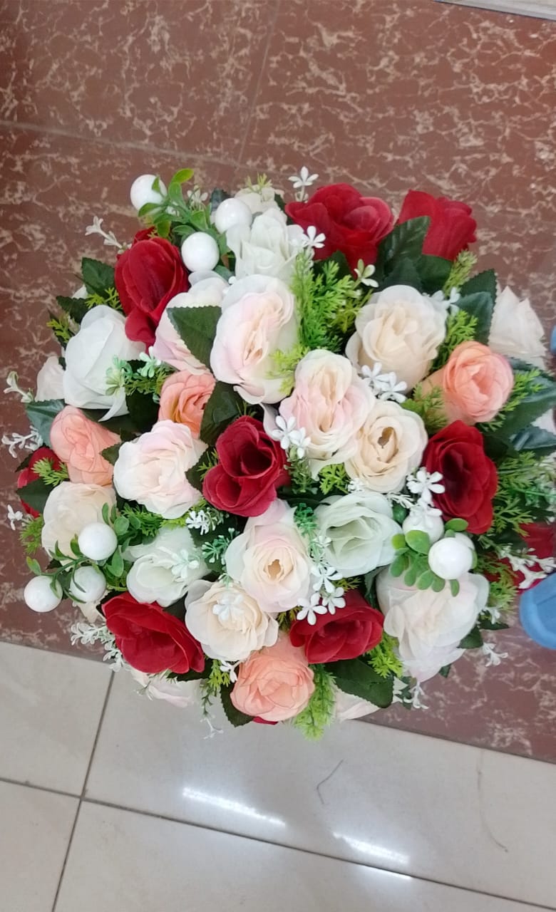 Artificial flowers arrangement and banquets