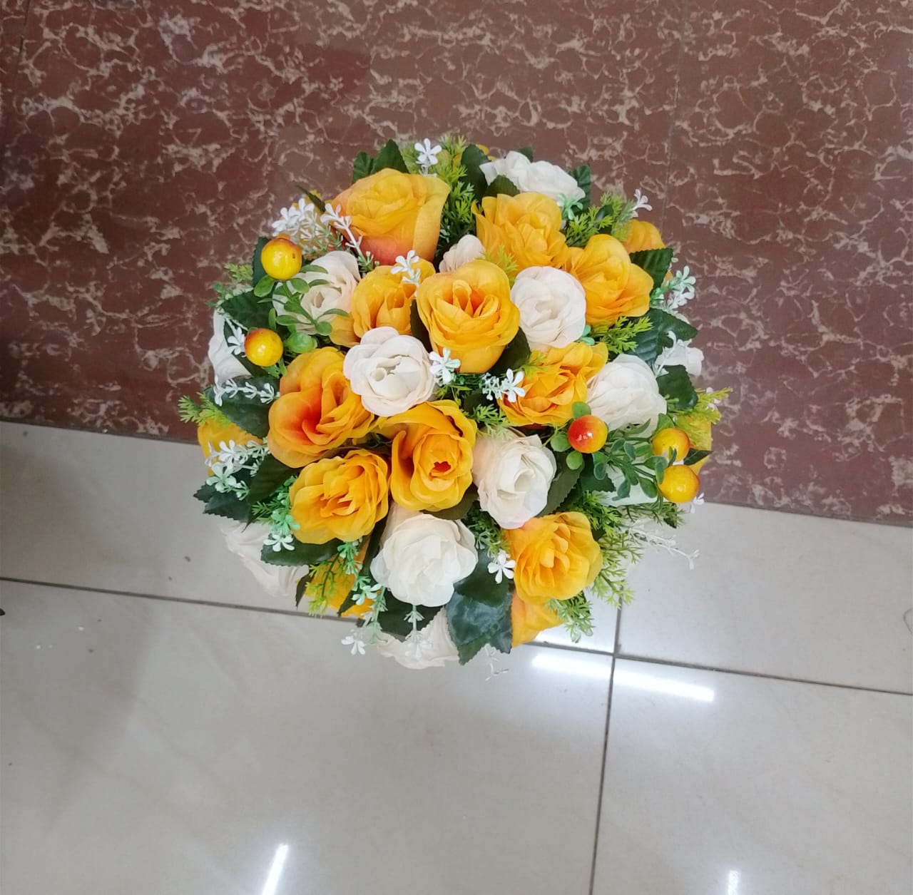 Artificial flowers arrangement and banquets